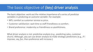 DIY Driver Analysis Webinar slides | PPTX
