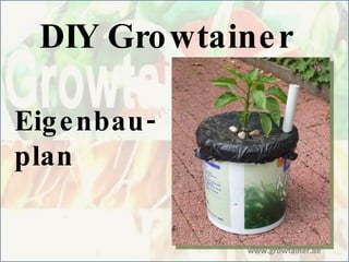 DIY Growtainer Eigenbau- plan www.growtainer.de 