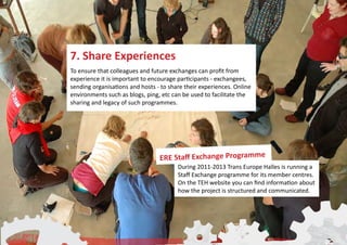 Set up a Staff Exchange Programme | PDF