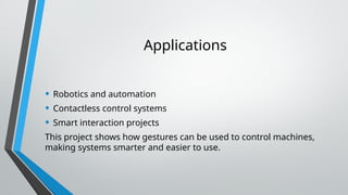 Complete Tutorial on Hand Gesture Control Robot Using OpenCV | PPTX