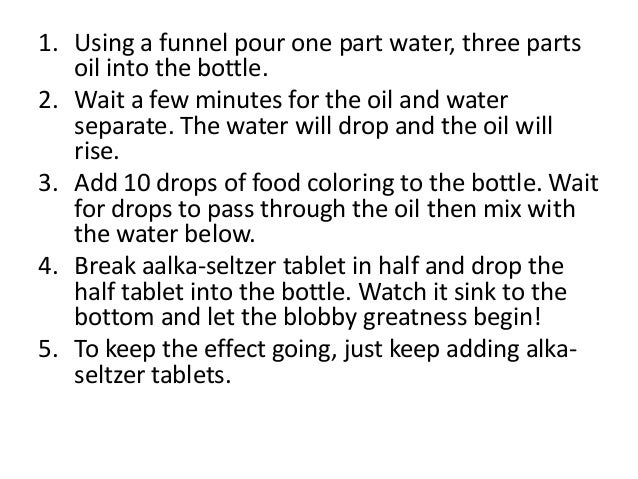 Diy Lava Lamp