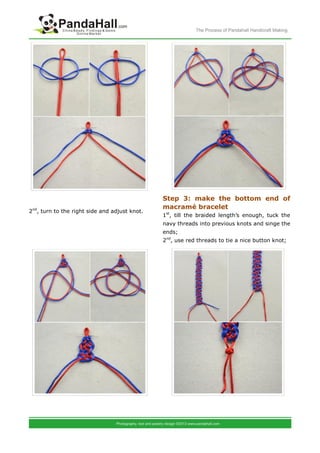 Diy macramé bracelet friendship bracelet designs for guys | PDF