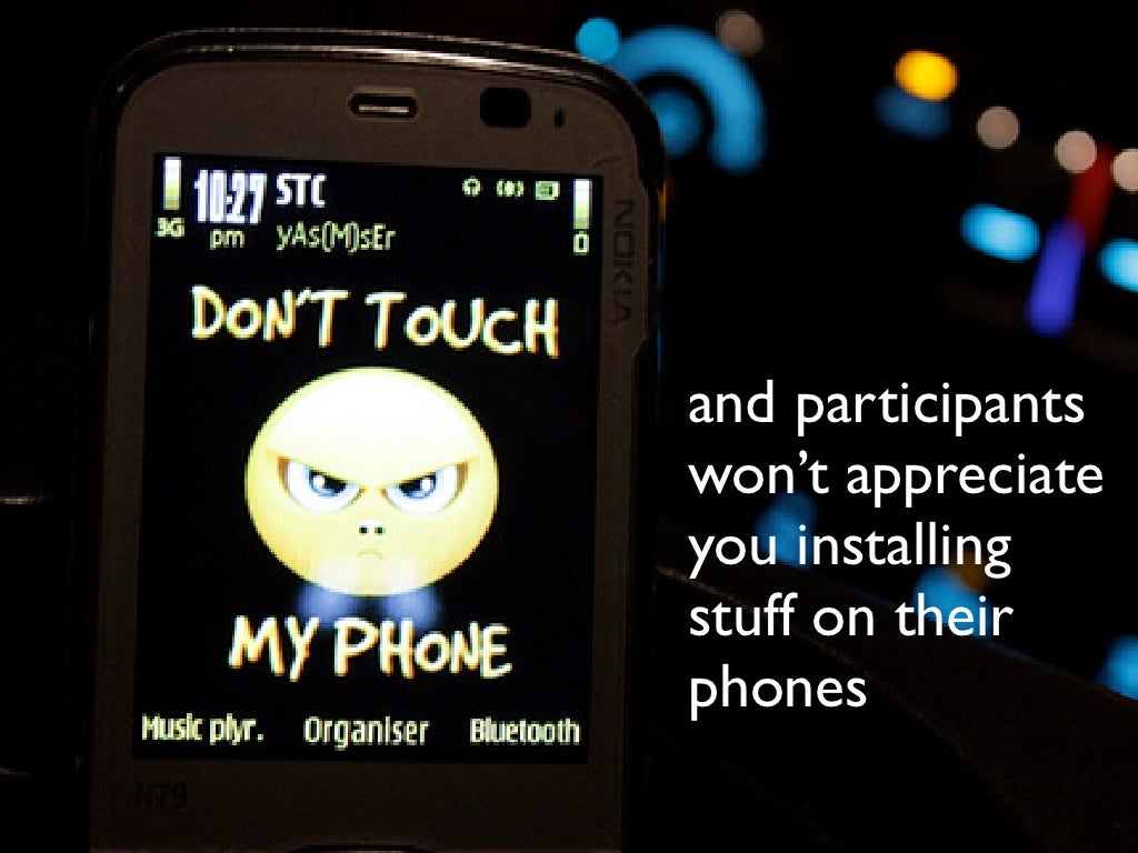 Do it yourself mobile usability testing at EuroIA 2010