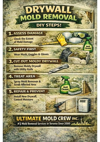 DIY Mold Removal Infographics - Get Rid Of Mold [GUIDE] | PDF