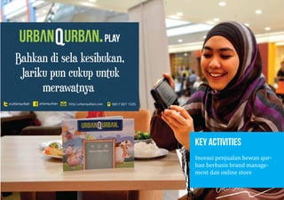 KEY ACTIVITIES
Inovasi penjualan hewan qur-
ban berbasis brand manage-
ment dan online store
 