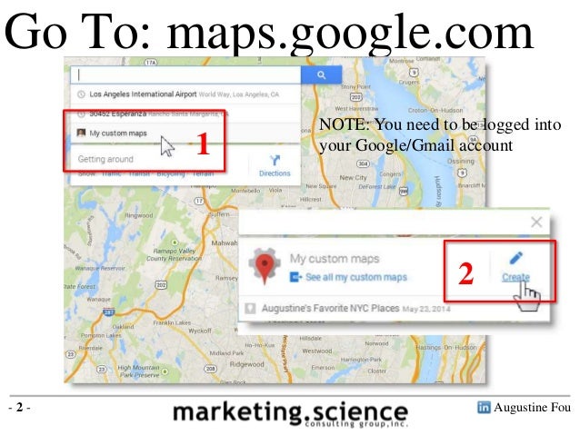 DIY Points of Interest Map to Share by Augustine Fou Quick How-To