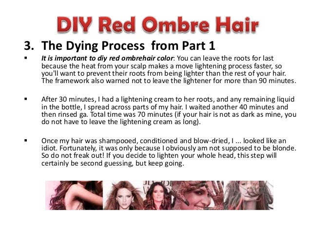 Diy Red Ombre Hair