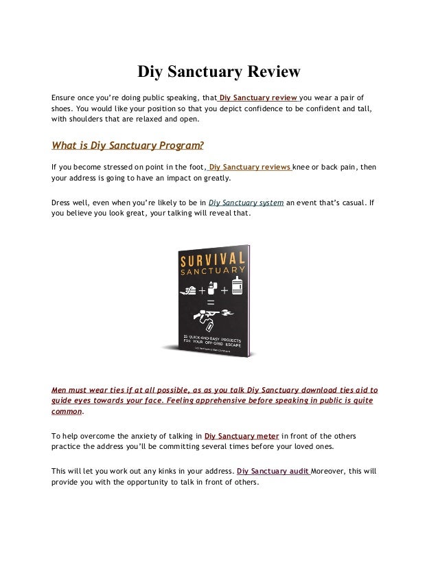 Diy sanctuary review