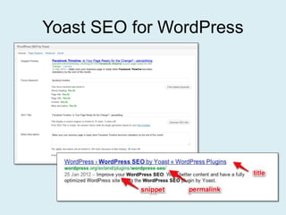 Yoast SEO for WordPress
 