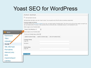Yoast SEO for WordPress
 
