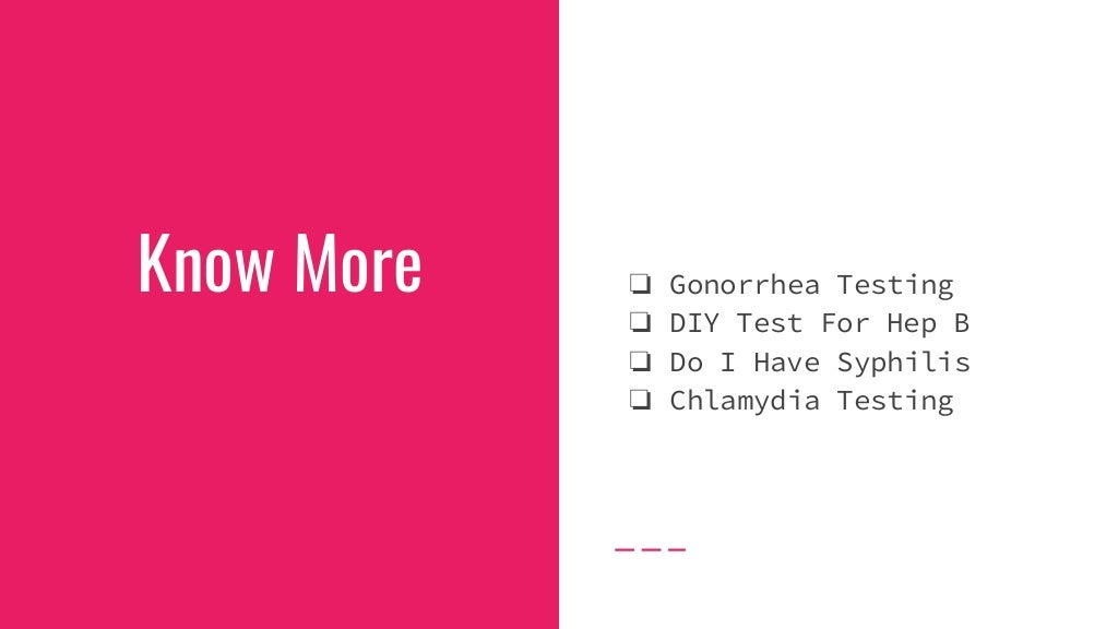 DIY Test For Hep B