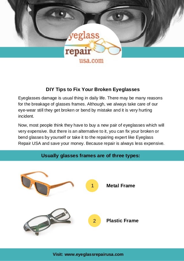 how to fix your glasses