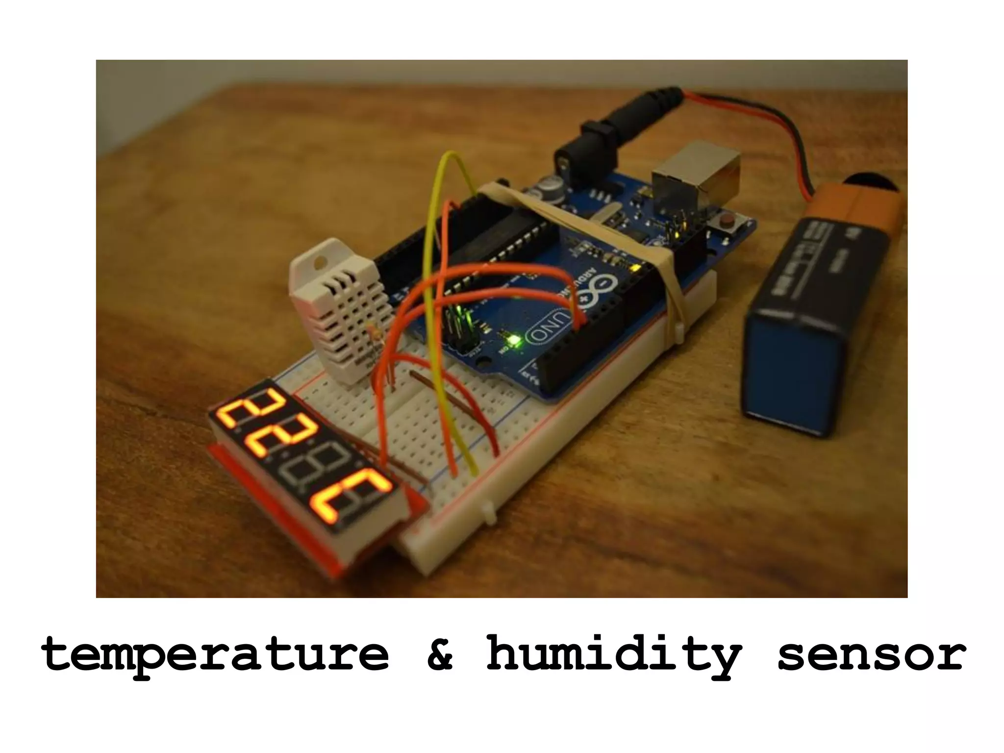 temperature & humidity sensor
 