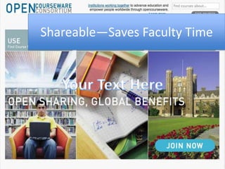 Shareable—Saves TimeShareable—Saves Faculty TimeYour Text Here