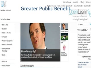 Greater Public Benefit