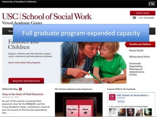 Full graduate program-expanded capacity