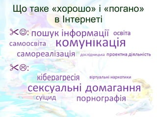 Що таке «хорошо» і «погано» в Інтернеті  :  : 