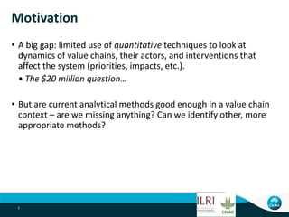 A system dynamics approach to chain/network analysis in the primary industry sector