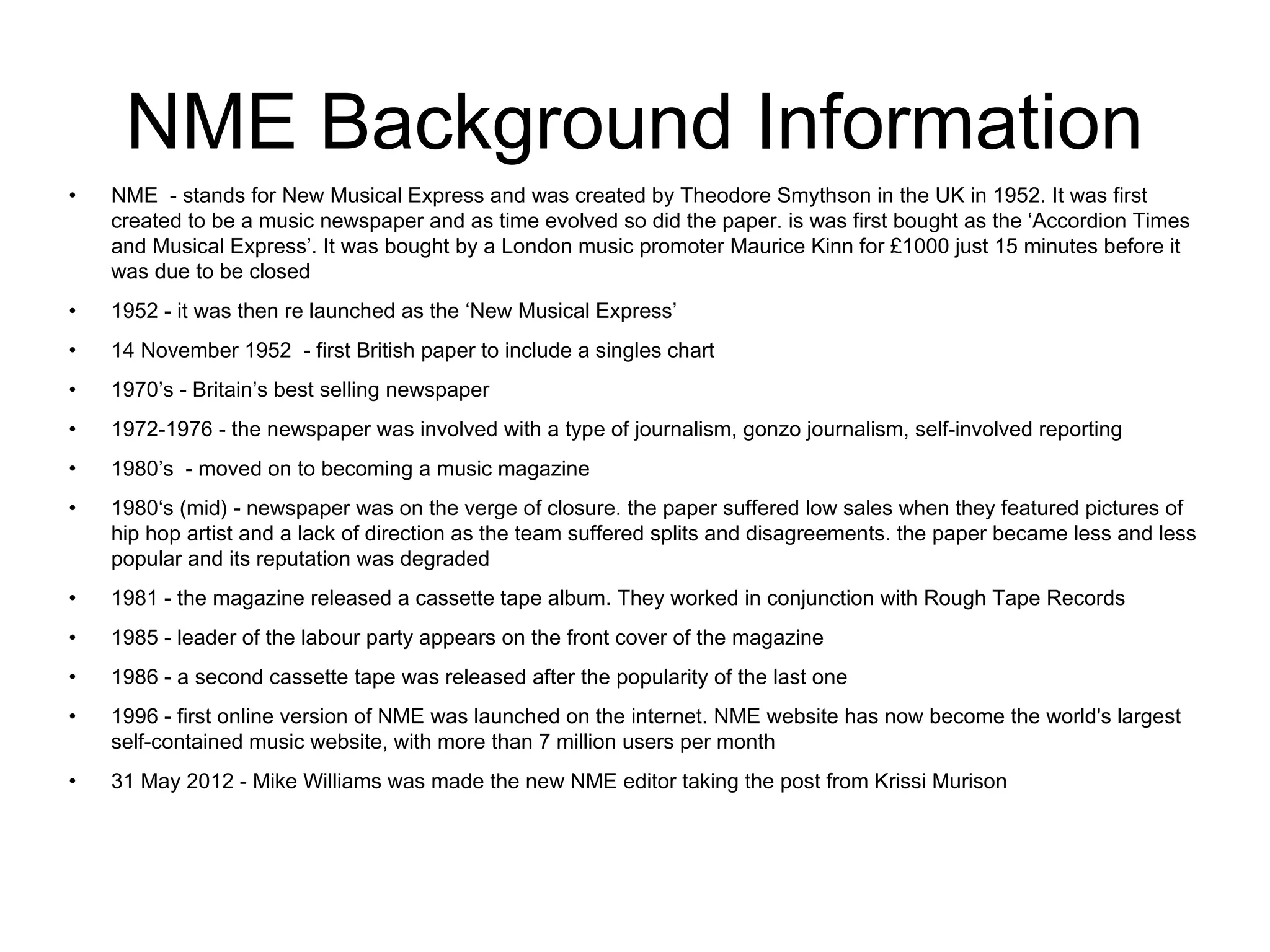 Dizzie rascal magazine final | PPT