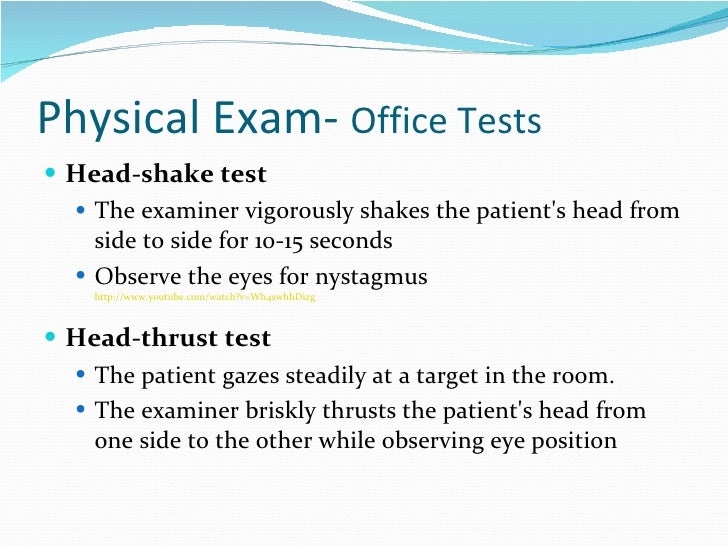 Dizziness and vertigo
