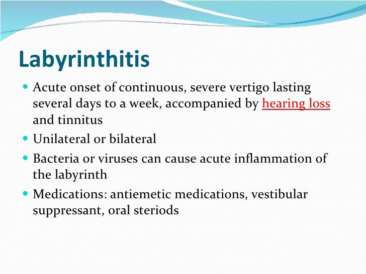 Dizziness and vertigo