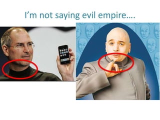 I’m not saying evil empire….<br />