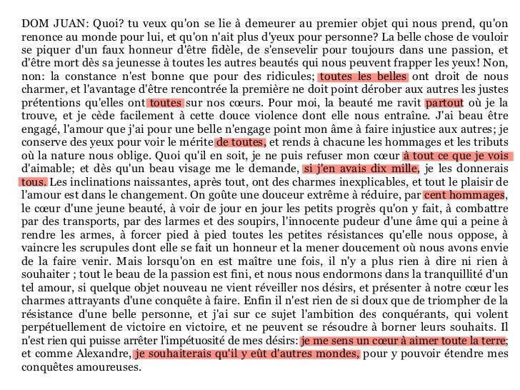 Dom Juan Acte 1 Scene 2 Texte