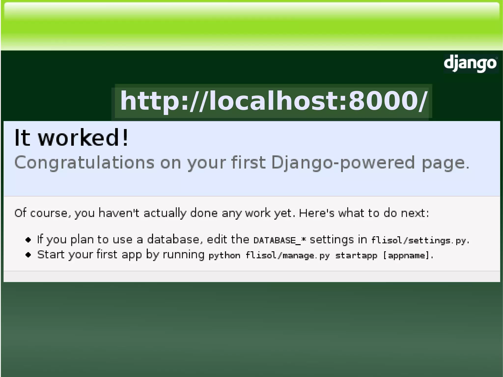 Django, Framework Python para desenvolvimento web