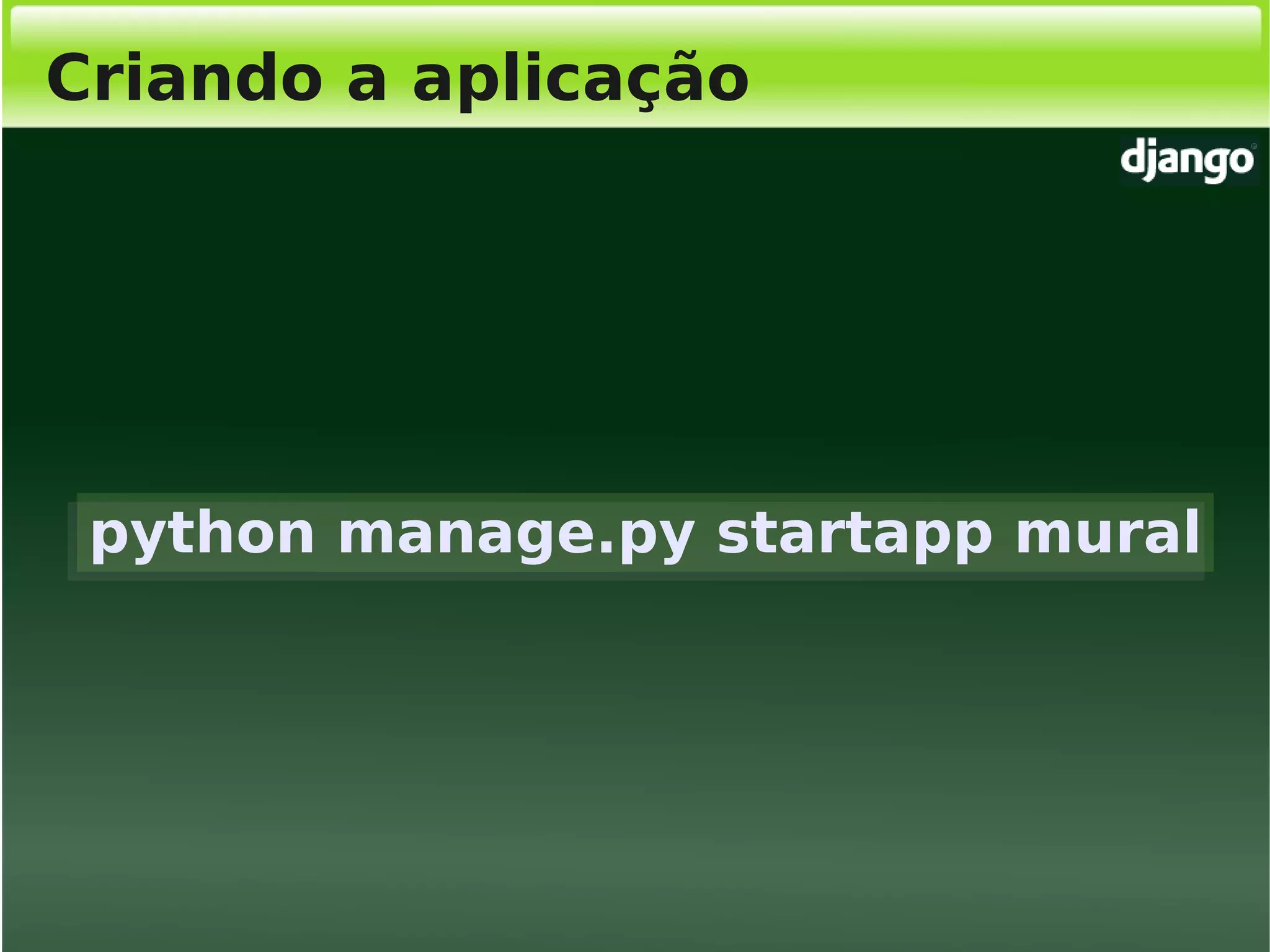 Django, Framework Python para desenvolvimento web