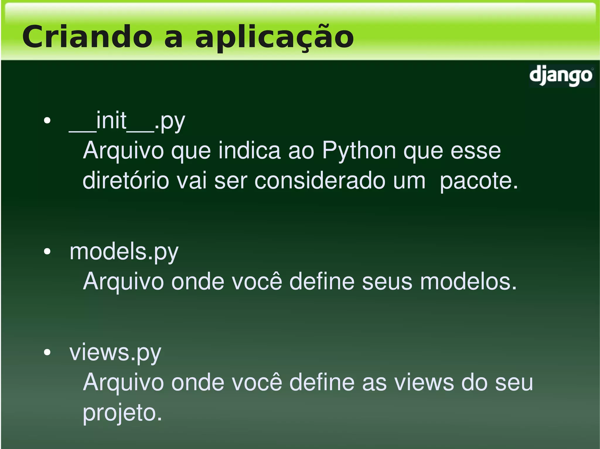 Django, Framework Python para desenvolvimento web
