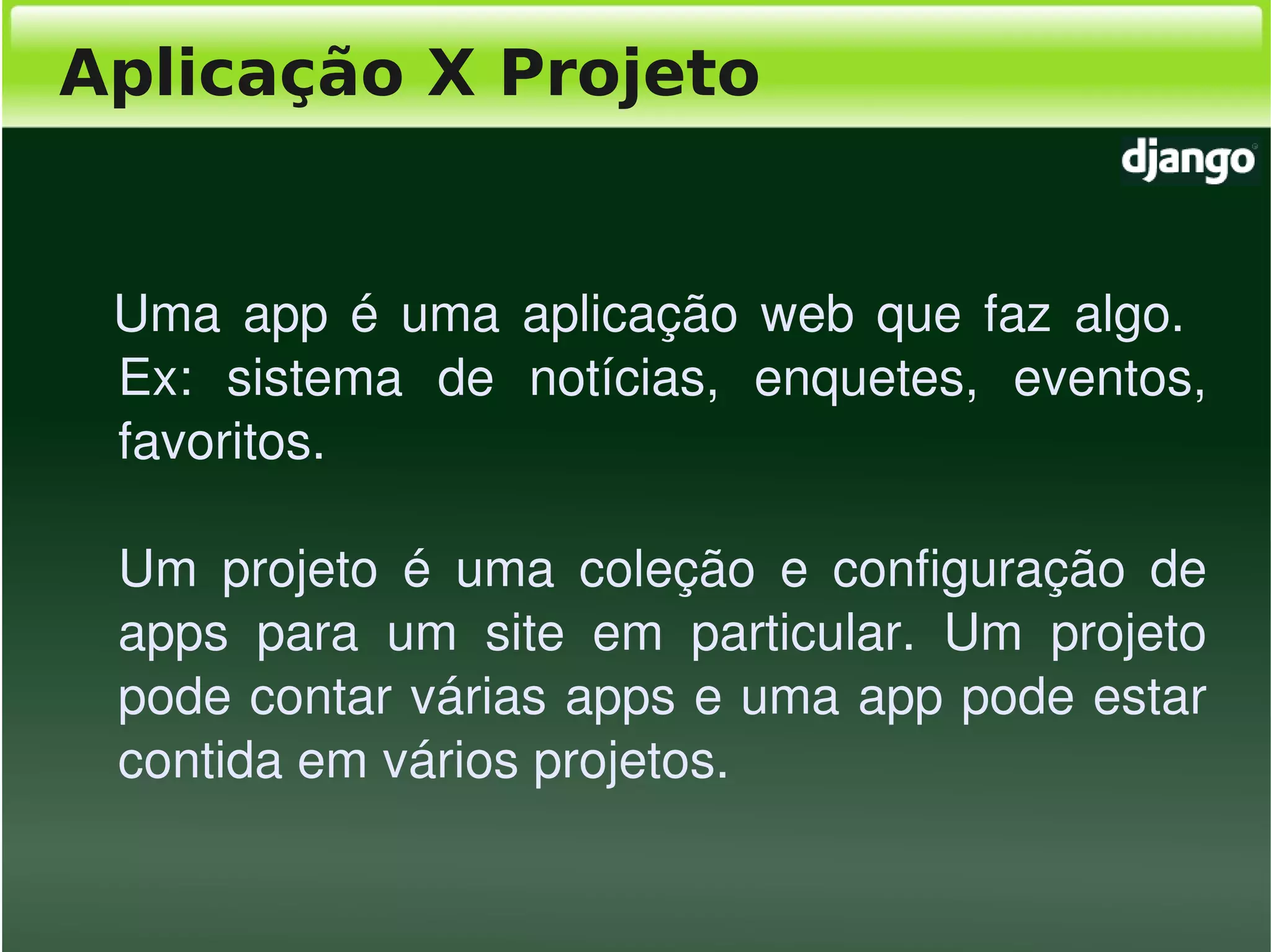 Django, Framework Python para desenvolvimento web