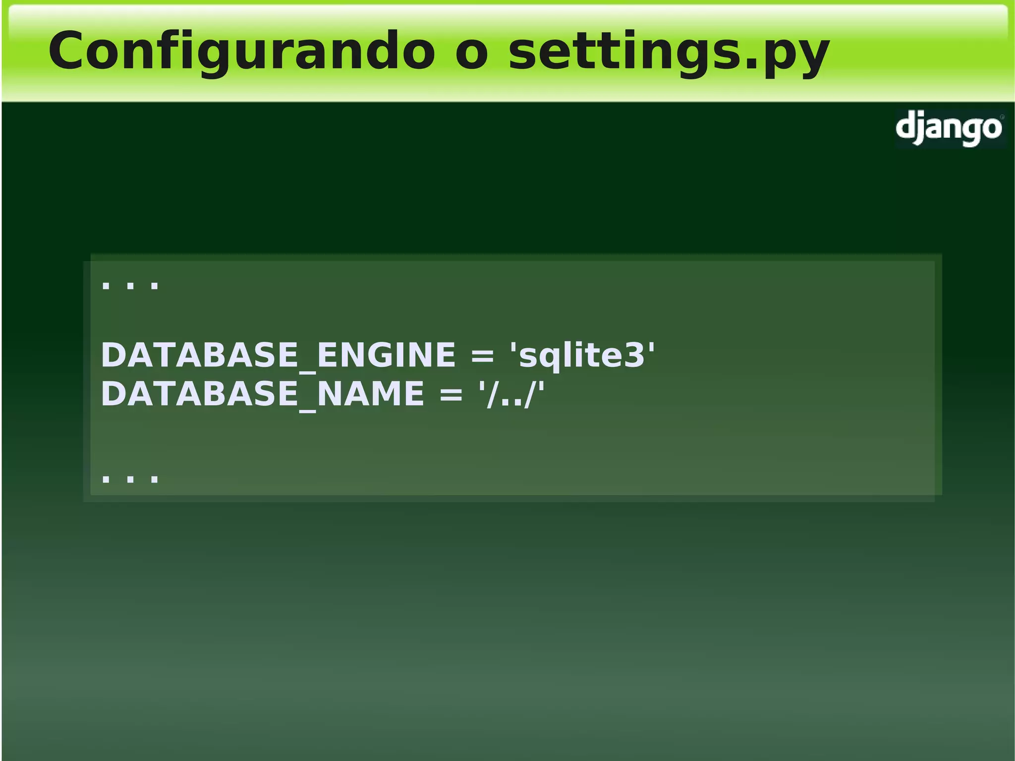 Django, Framework Python para desenvolvimento web