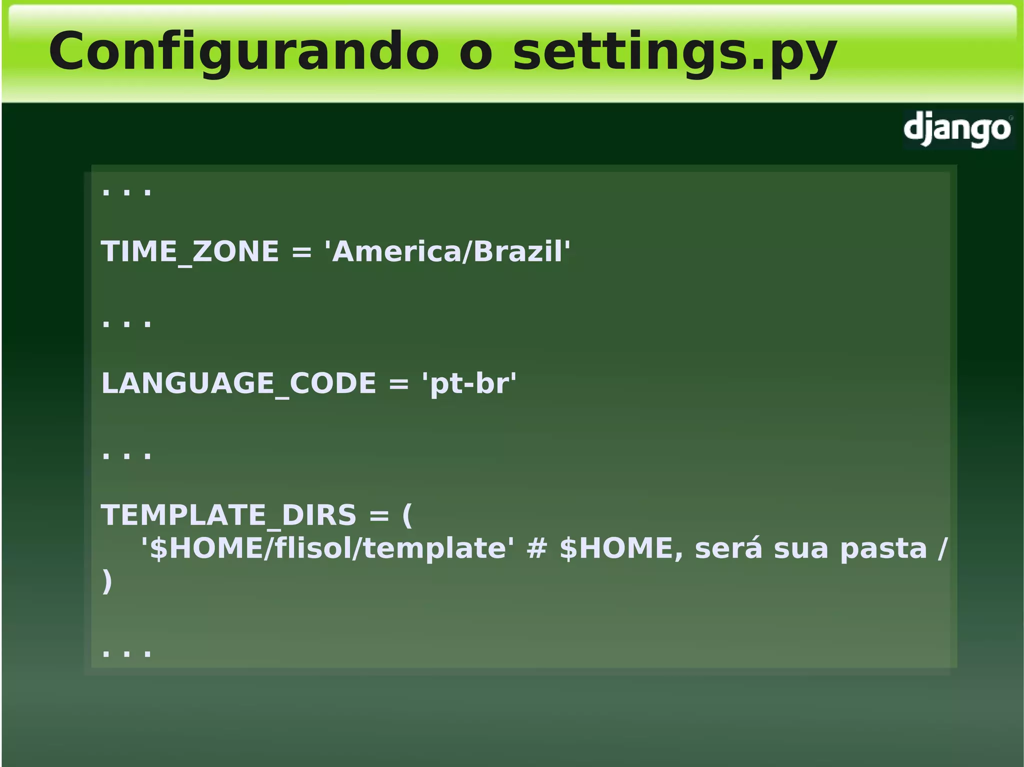 Django, Framework Python para desenvolvimento web