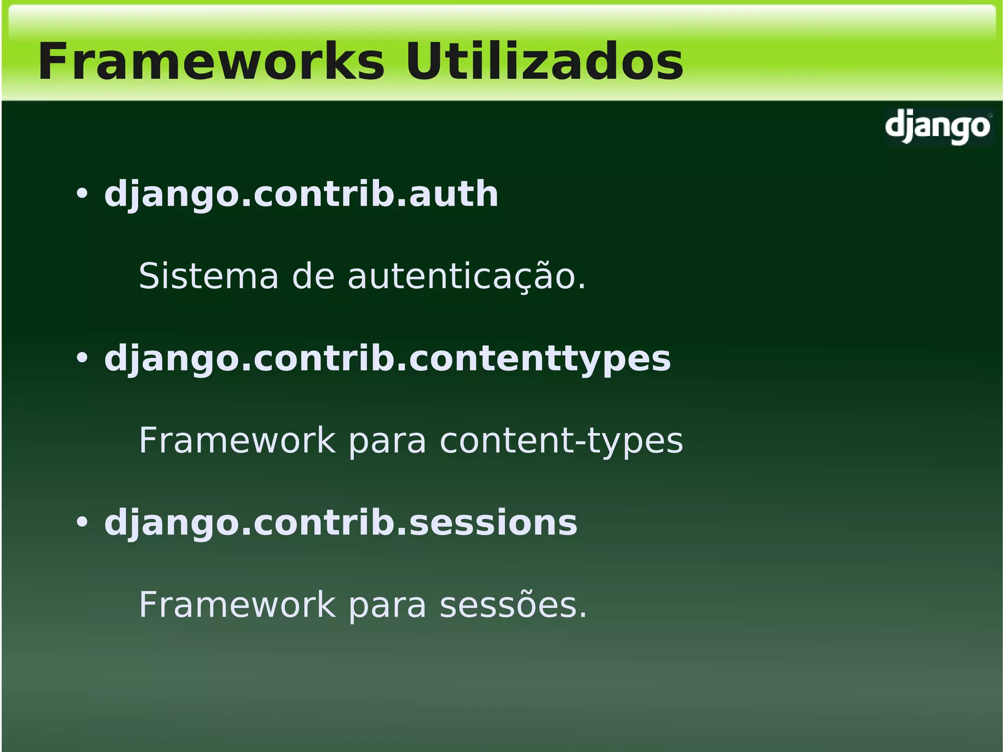 Django, Framework Python para desenvolvimento web
