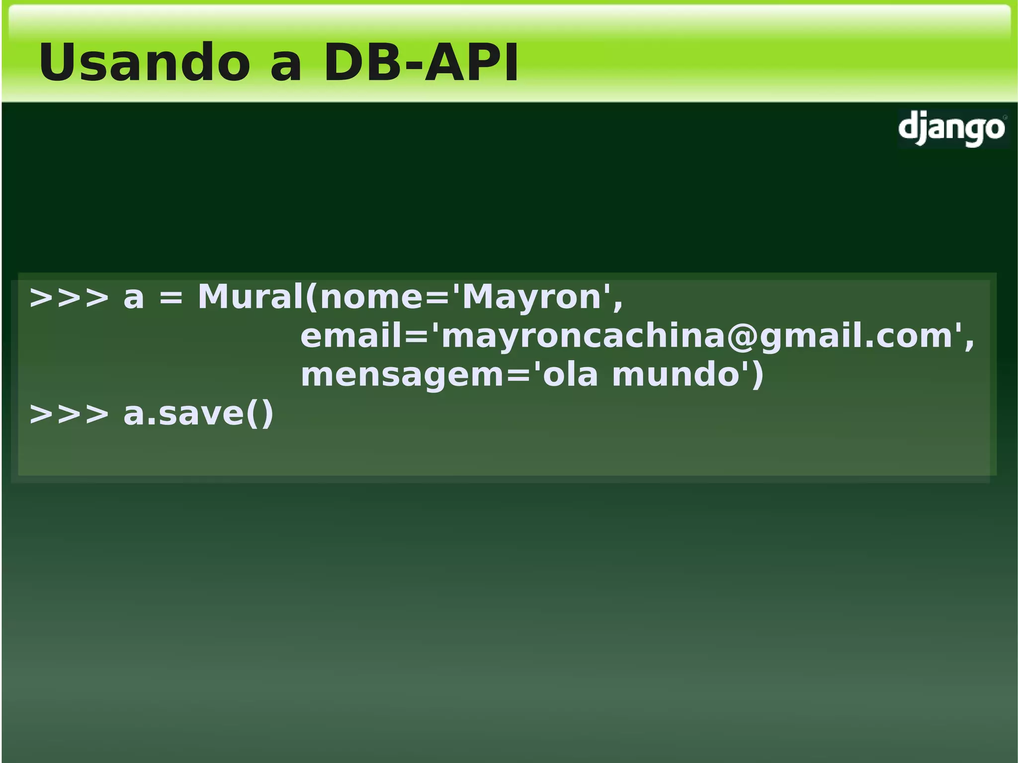 Django, Framework Python para desenvolvimento web