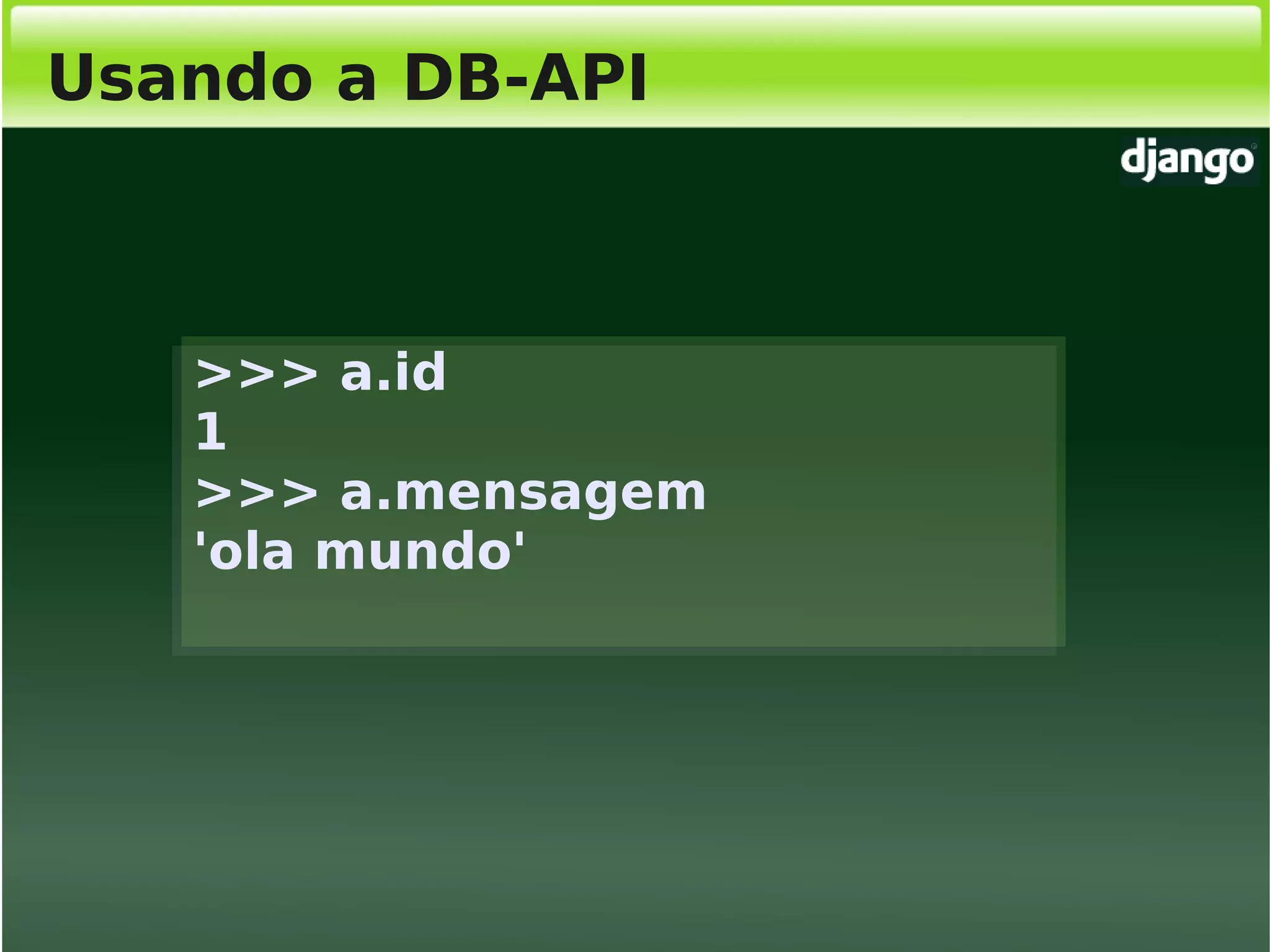Django, Framework Python para desenvolvimento web