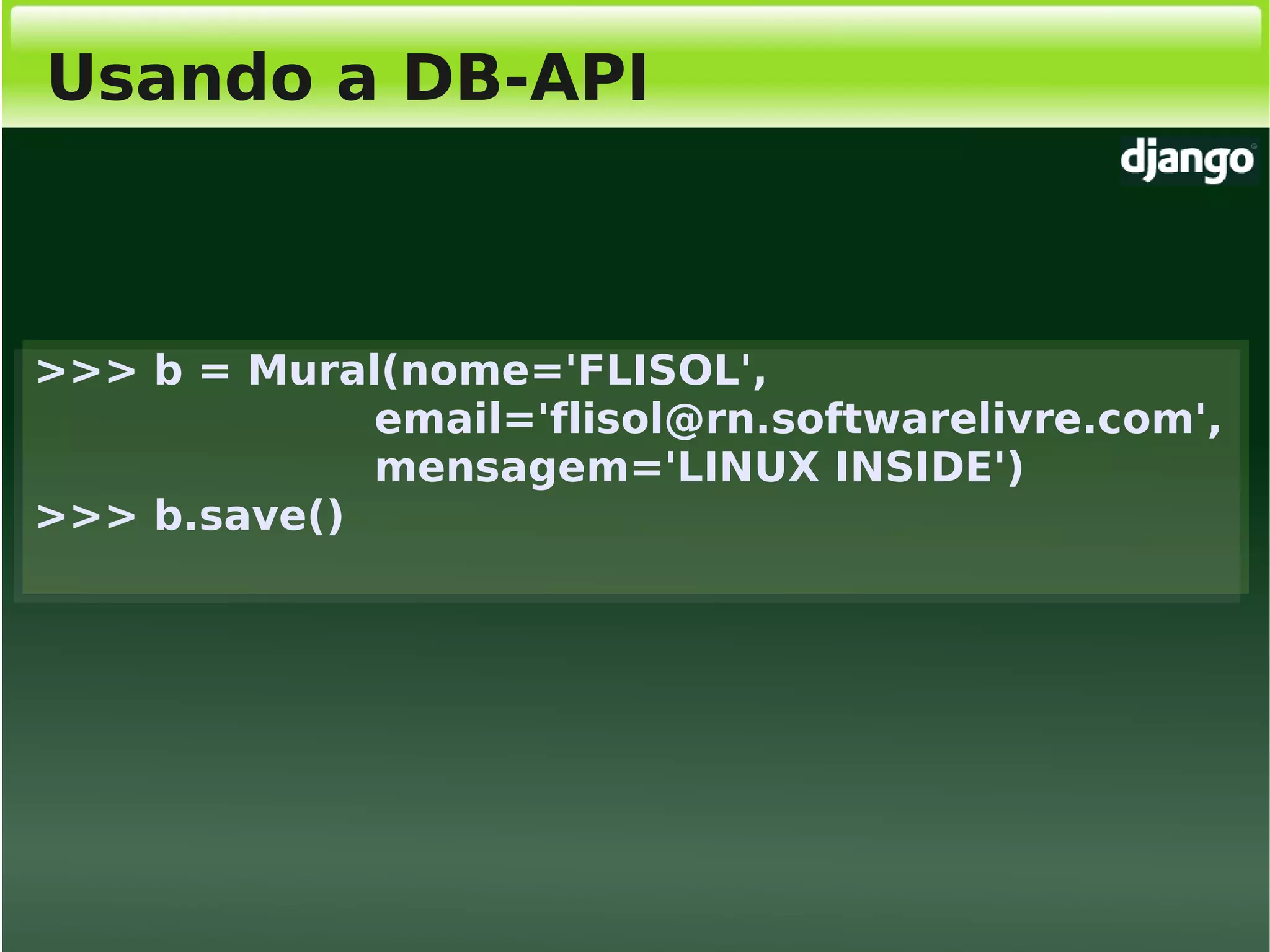Django, Framework Python para desenvolvimento web