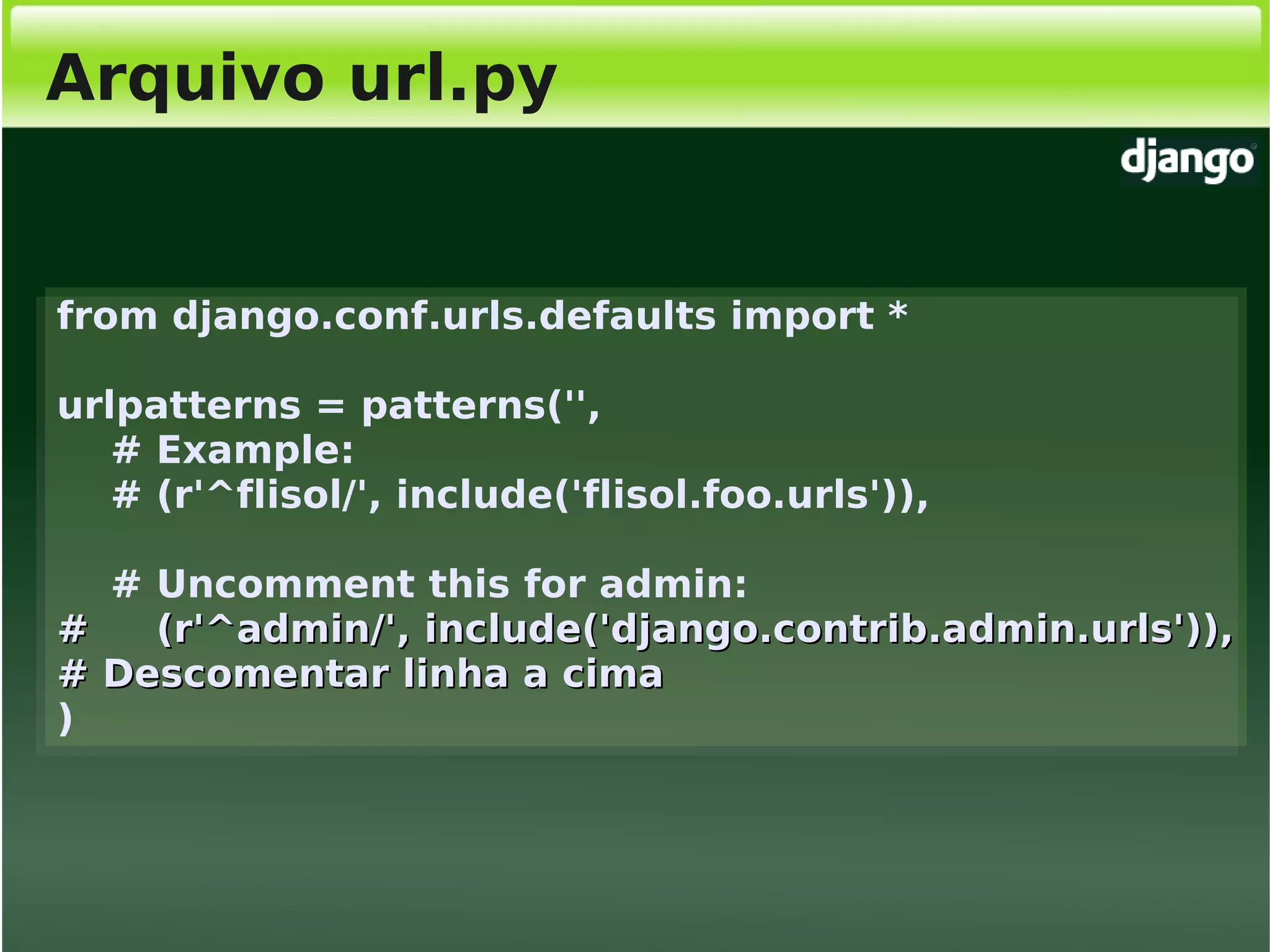 Django, Framework Python para desenvolvimento web