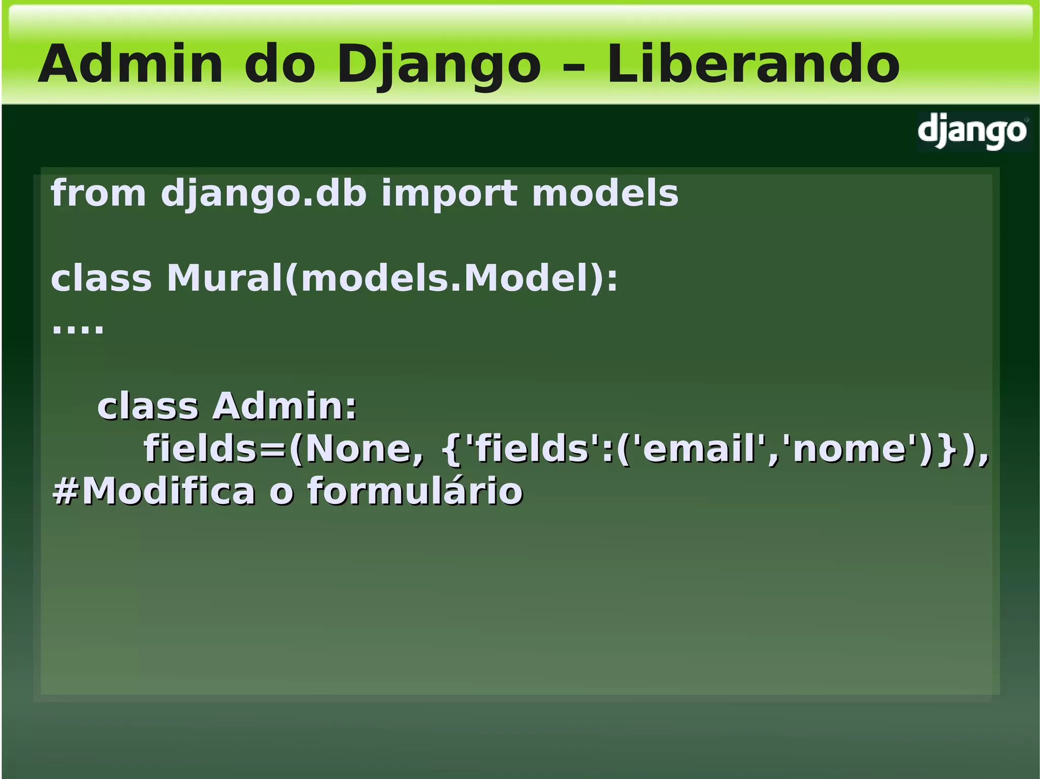 Django, Framework Python para desenvolvimento web