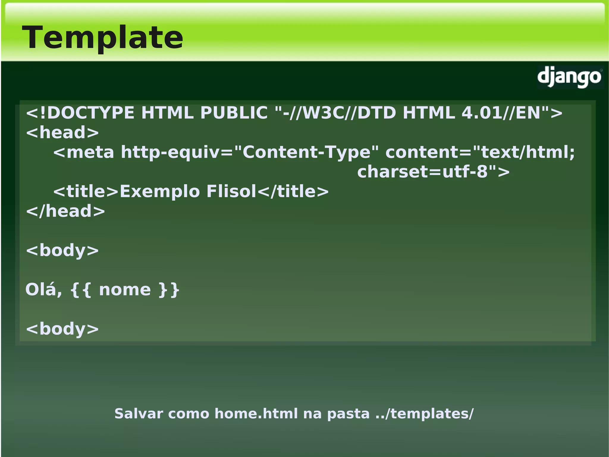 Django, Framework Python para desenvolvimento web