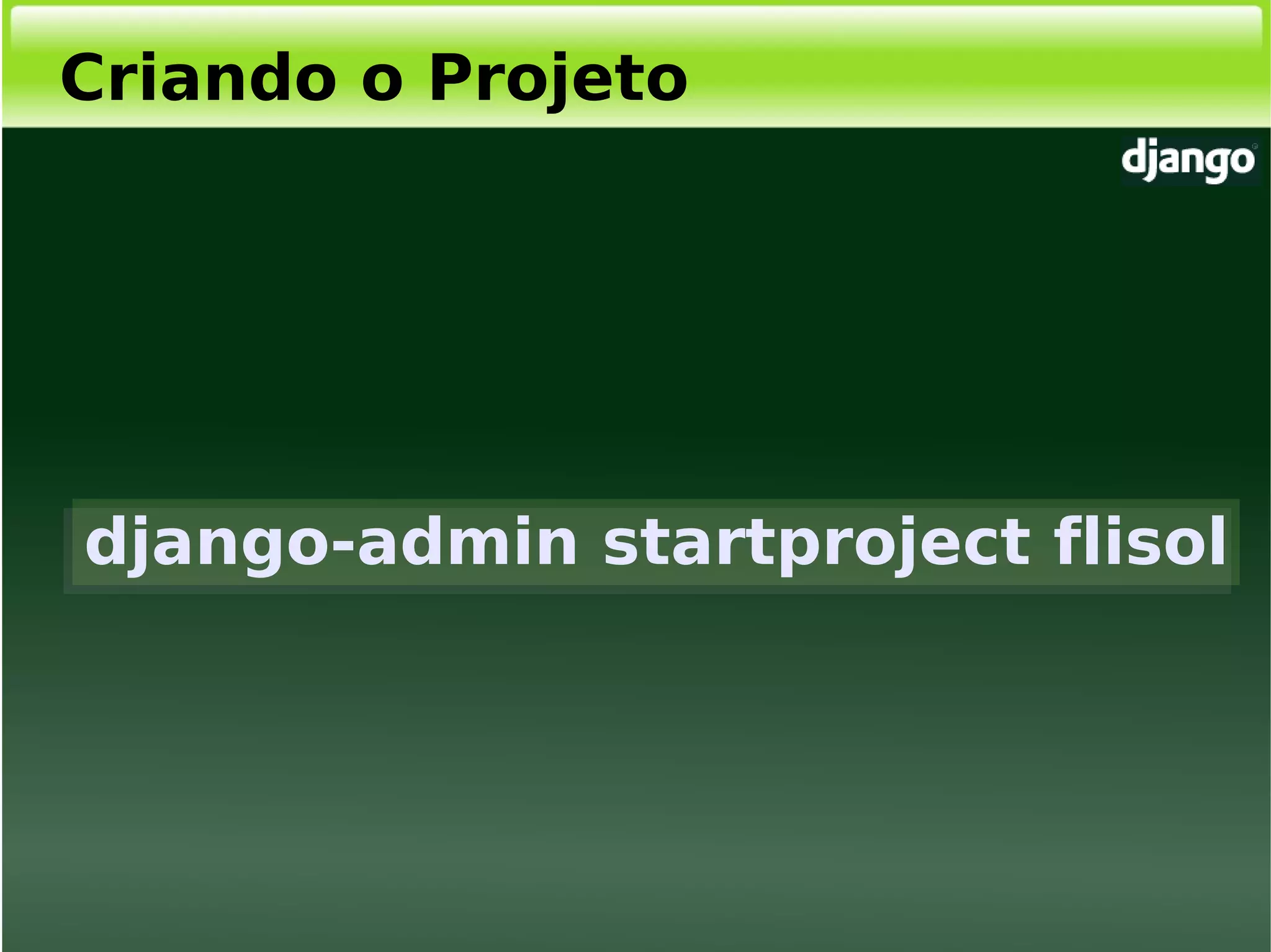 Django, Framework Python para desenvolvimento web