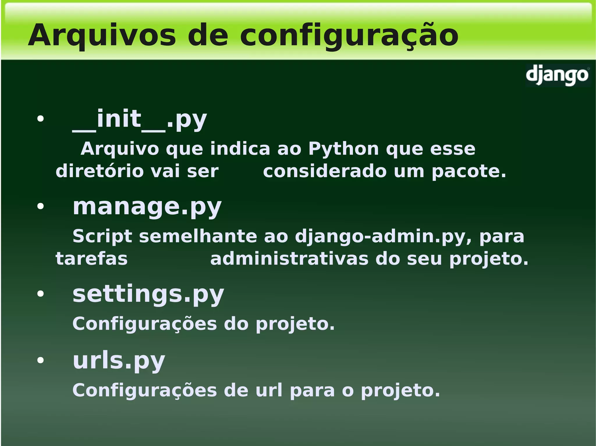 Django, Framework Python para desenvolvimento web