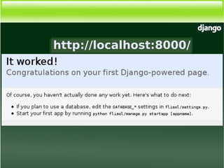Django, Framework Python para desenvolvimento web