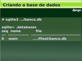 Django, Framework Python para desenvolvimento web