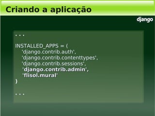 Django, Framework Python para desenvolvimento web