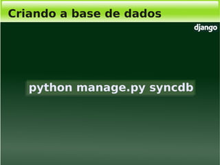 Django, Framework Python para desenvolvimento web