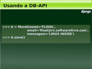 Django, Framework Python para desenvolvimento web
