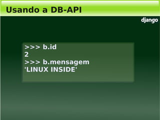 Django, Framework Python para desenvolvimento web