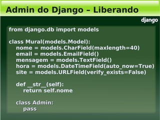 Django, Framework Python para desenvolvimento web