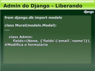 Django, Framework Python para desenvolvimento web